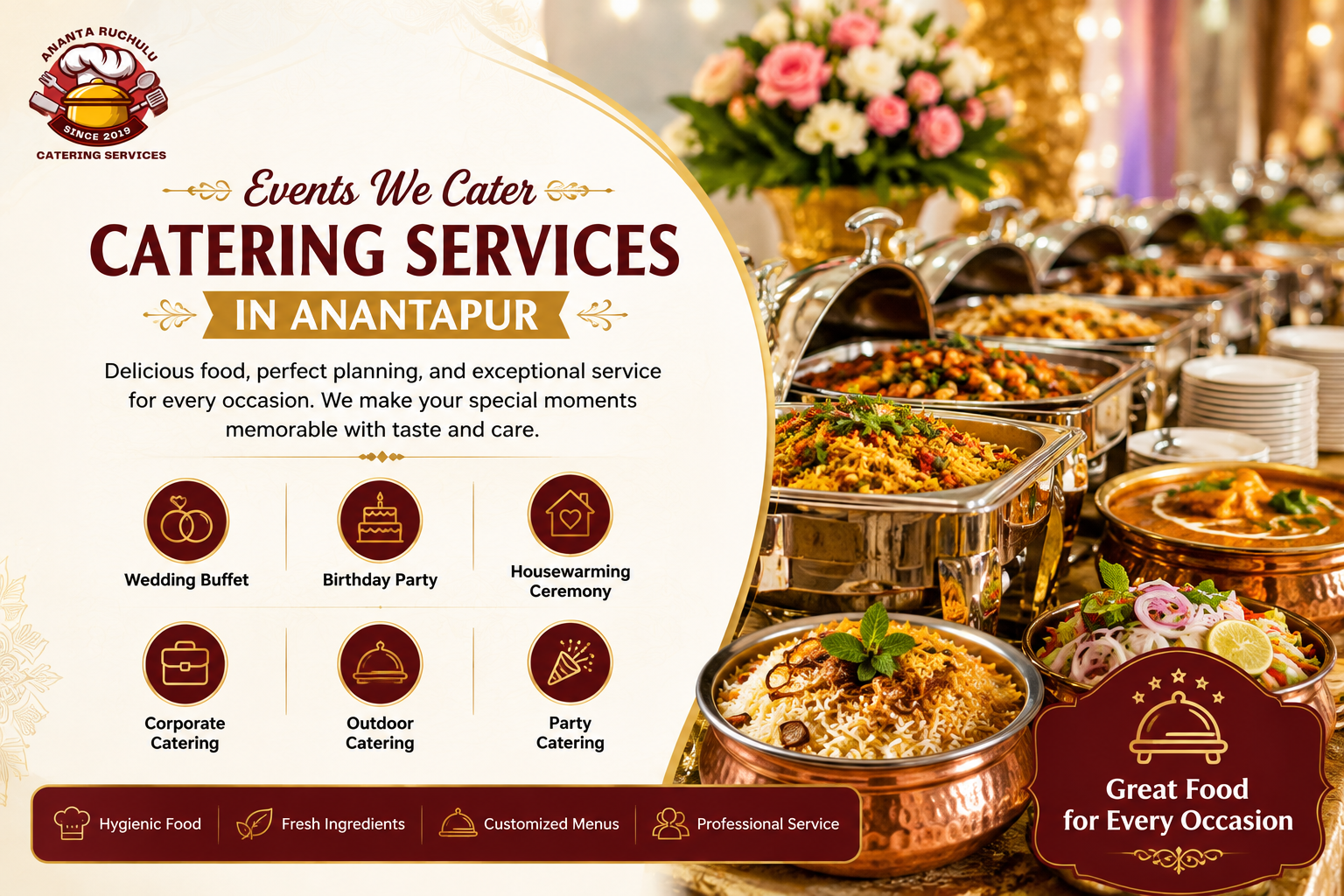 Ananta Ruchulu Catering Services