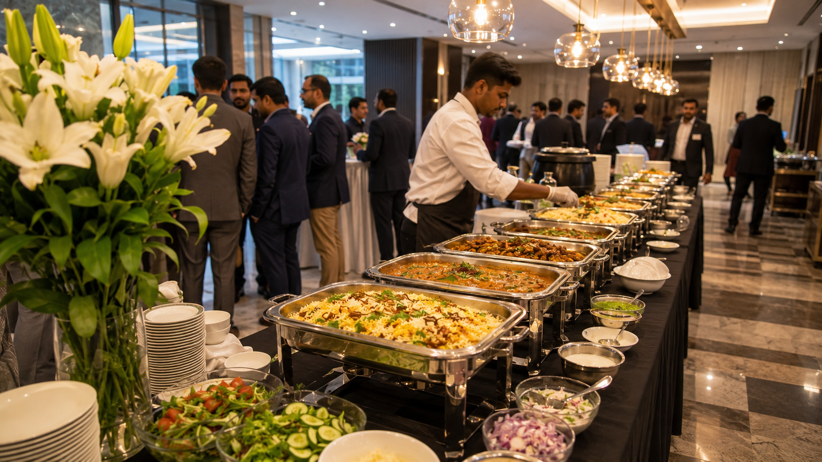 Elegant South Asian Buffet Reception