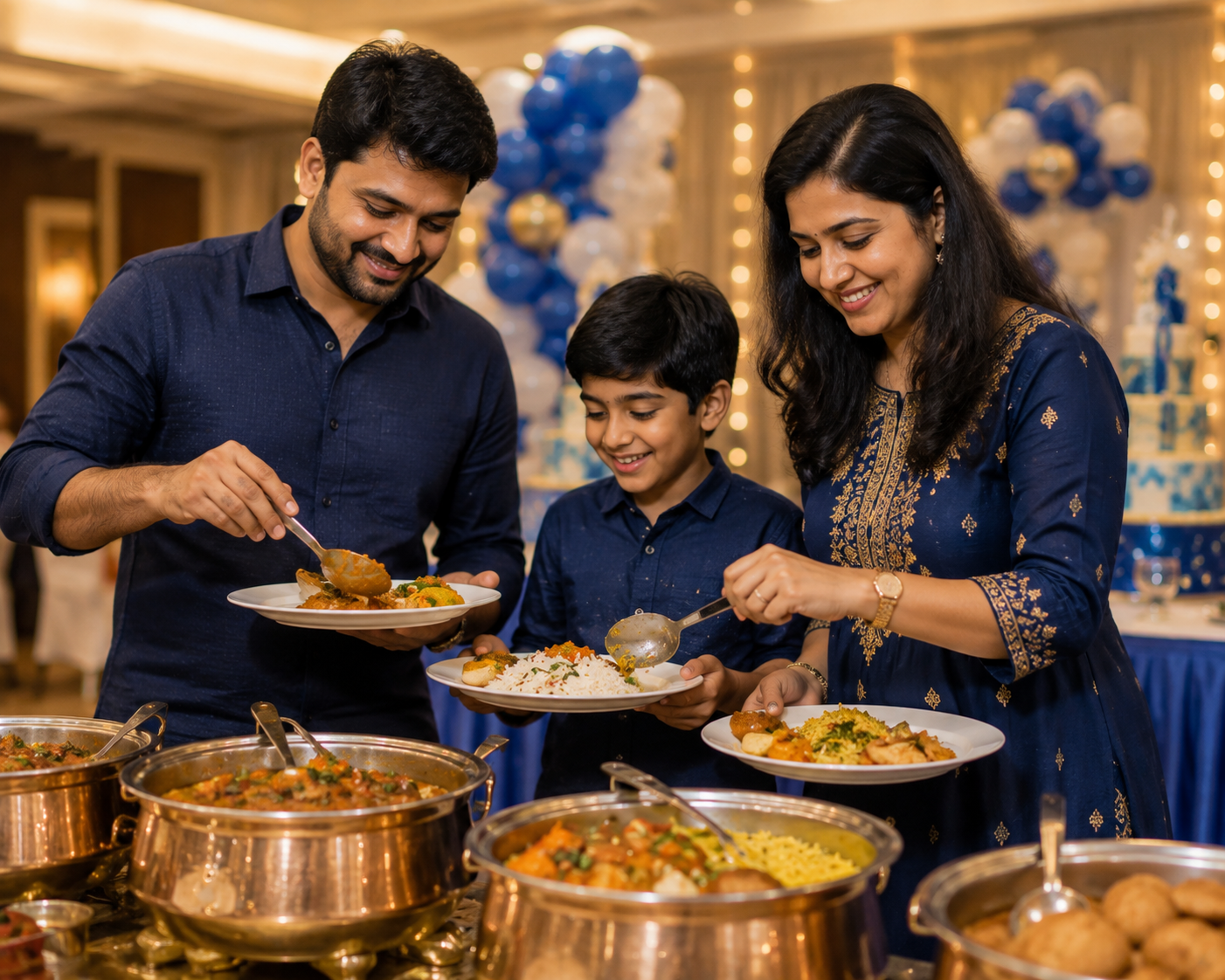 Joyful Family Buffet Celebration