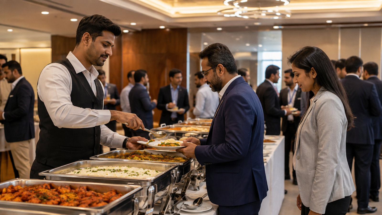 corporate catering event